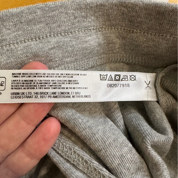 Urban Outfitters Out From Under Lived in Flare Sweatpants Gray Medium NWT - Picture 5 of 10